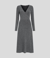 METALLIC RHINESTONE DRESS