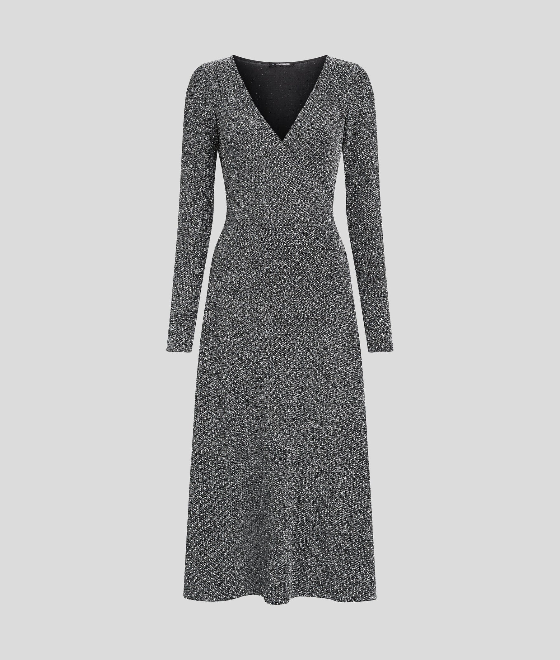 METALLIC RHINESTONE DRESS