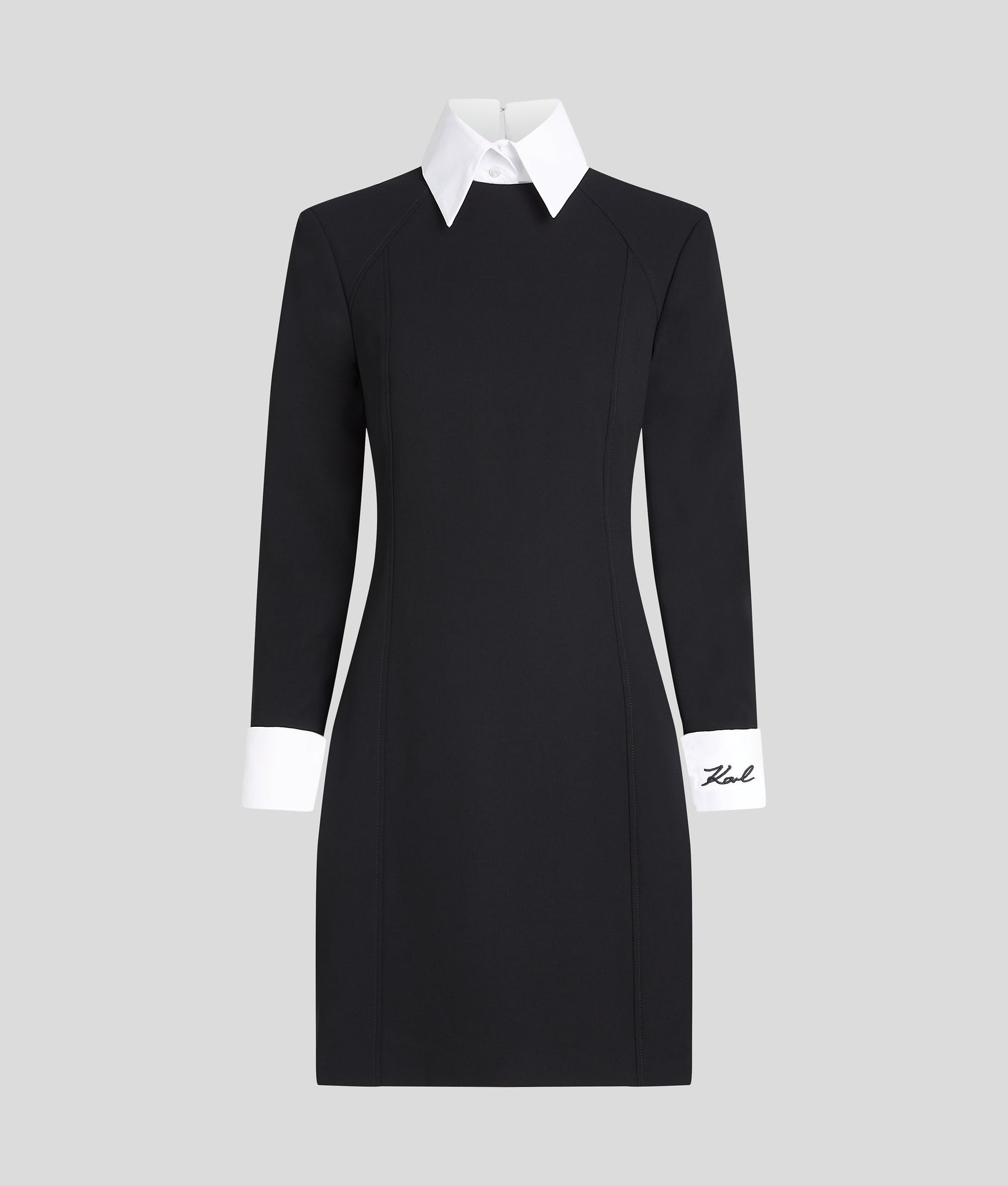 WHITE COLLAR DRESS