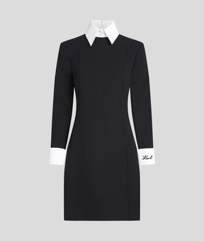 WHITE COLLAR DRESS