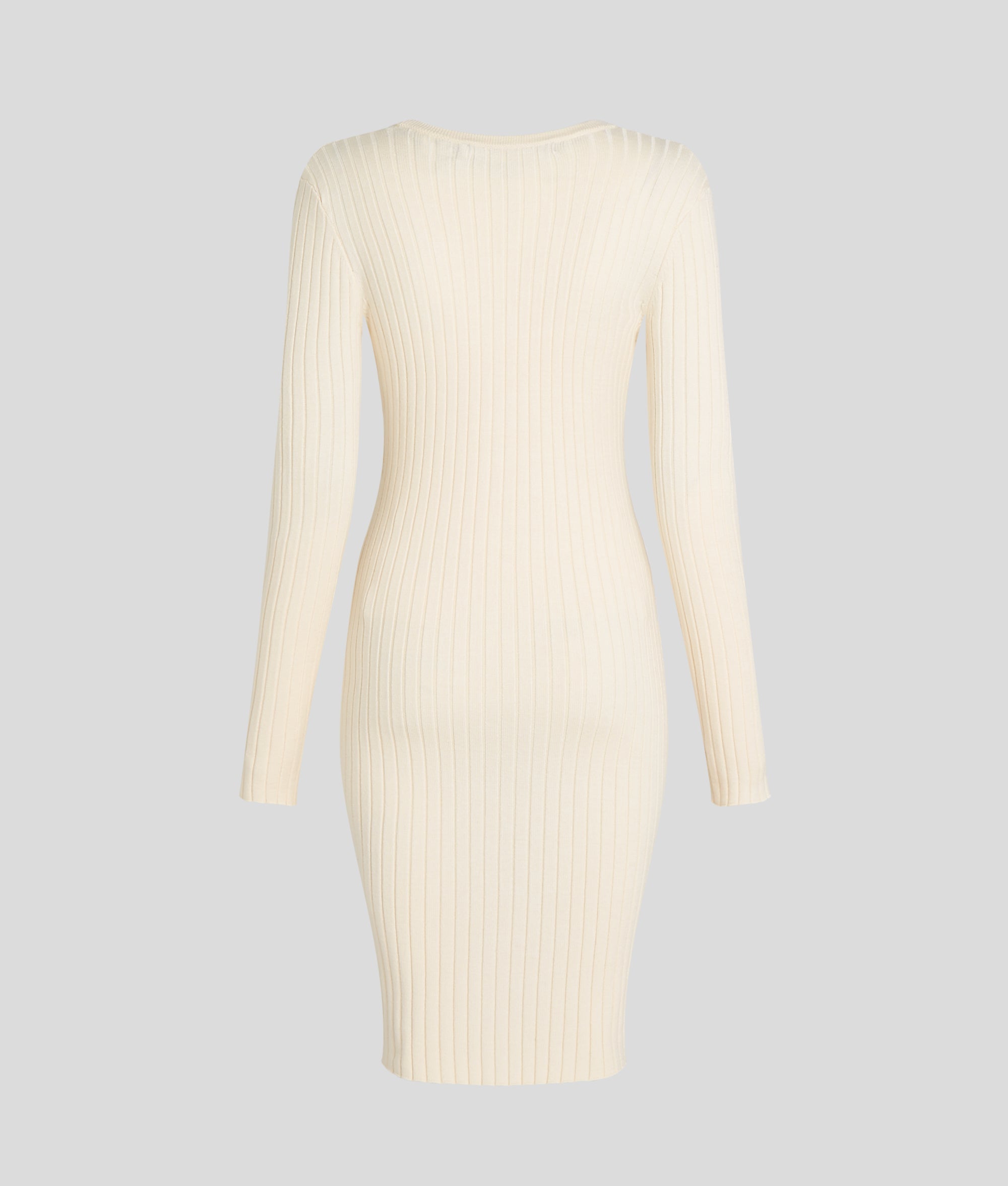 BUTTON-DOWN KNIT DRESS