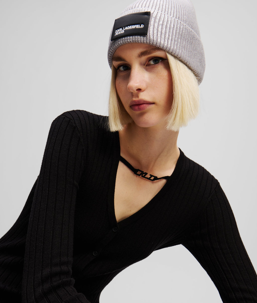 BUTTON-DOWN KNIT DRESS