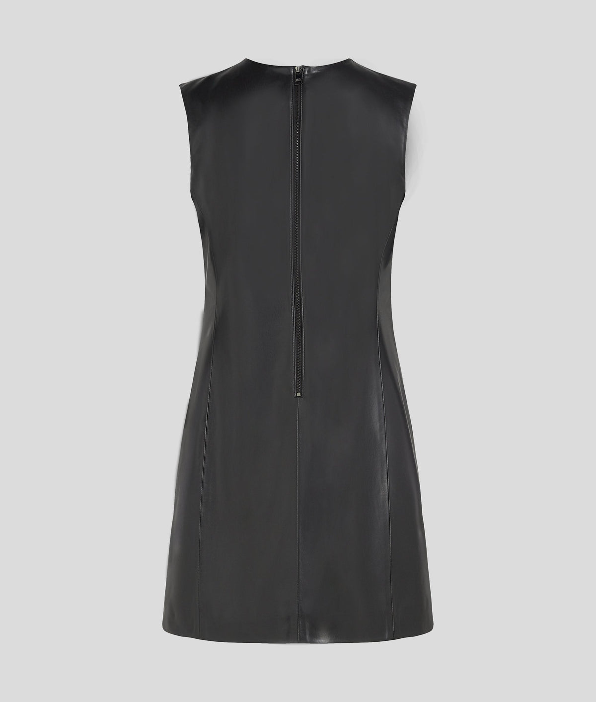 LEATHER SHIFT DRESS