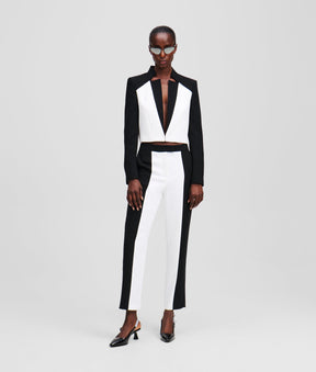COLOR-BLOCK TAILORED BLAZER