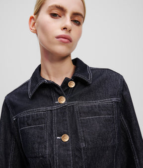 CROPPED DENIM JACKET
