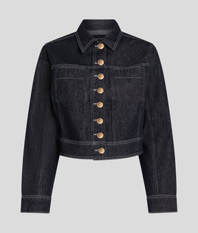 CROPPED DENIM JACKET