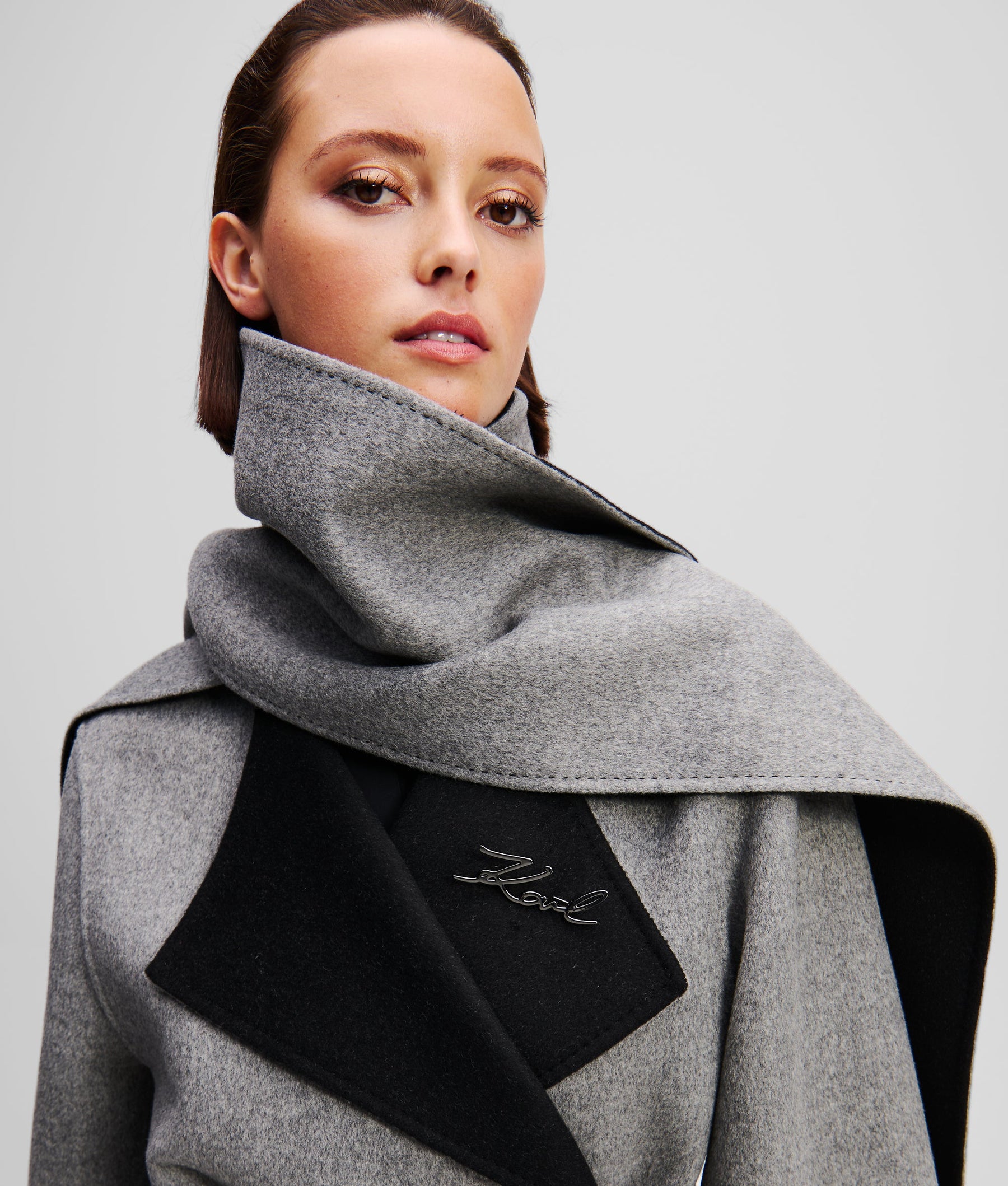 REVERSIBLE WOOL COAT