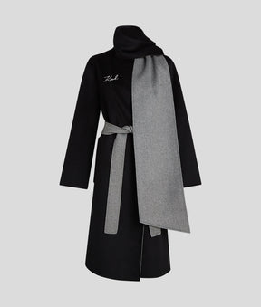 REVERSIBLE WOOL COAT