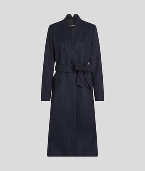 PINSTRIPE TAILORED COAT