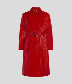 COATED TRENCH COAT
