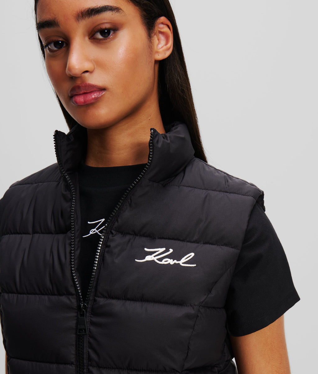 SIGNATURE PADDED GILET