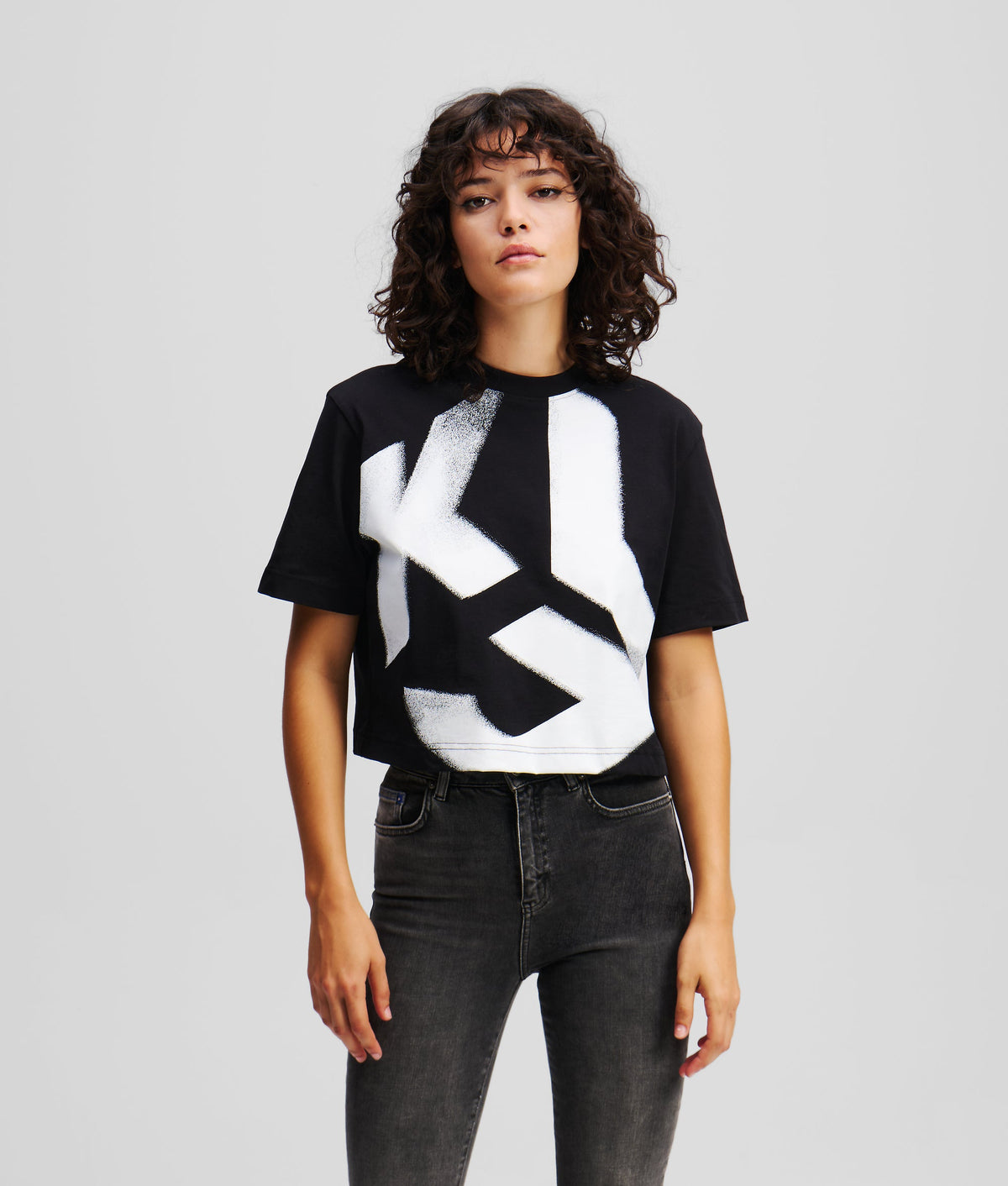 MONOGRAM BLEACHED T-SHIRT