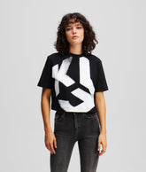 MONOGRAM BLEACHED T-SHIRT