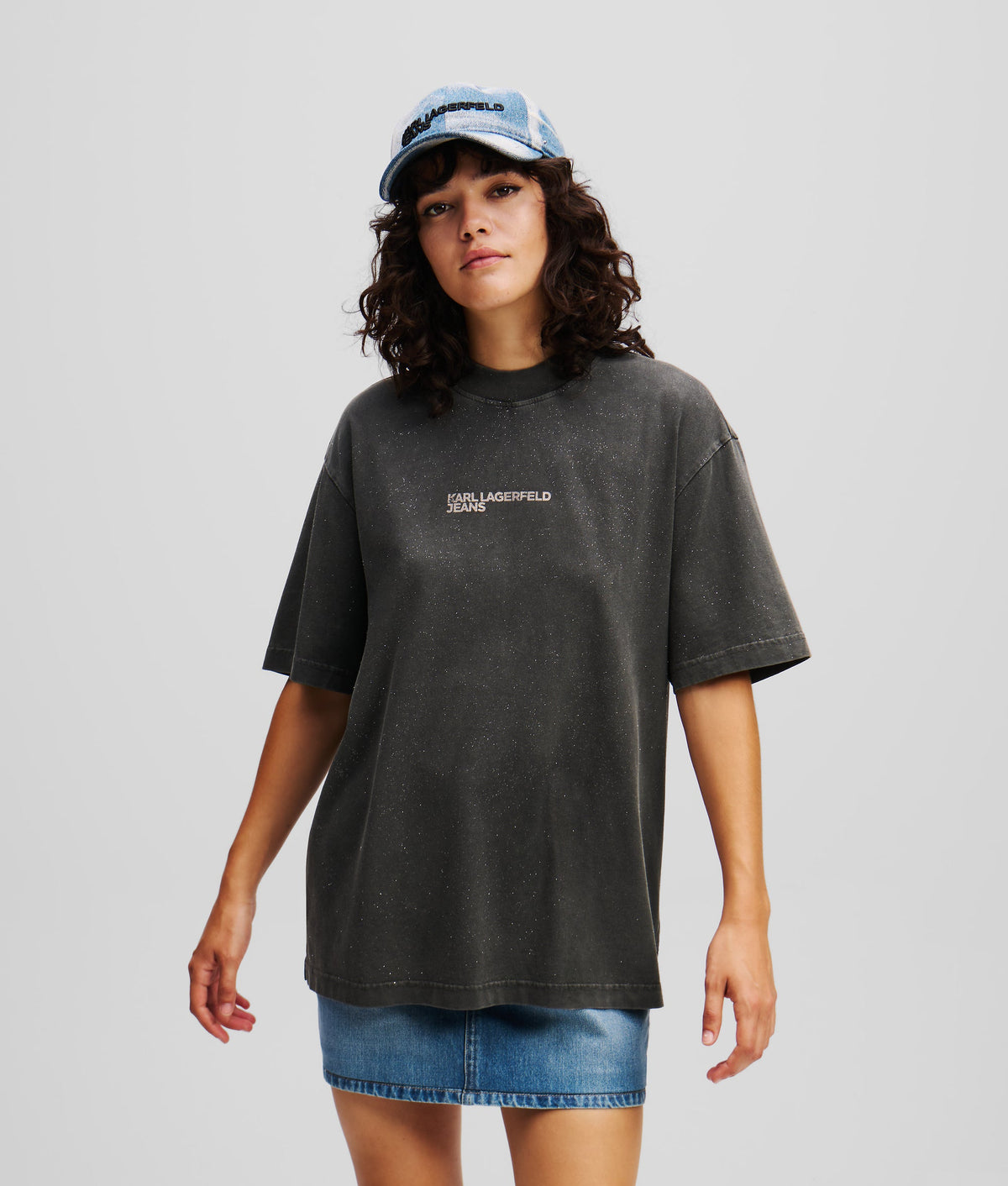 GLITTER LOGO T-SHIRT