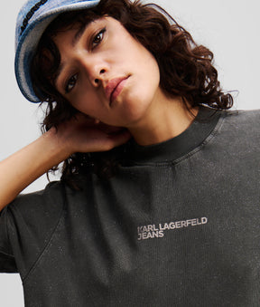 GLITTER LOGO T-SHIRT