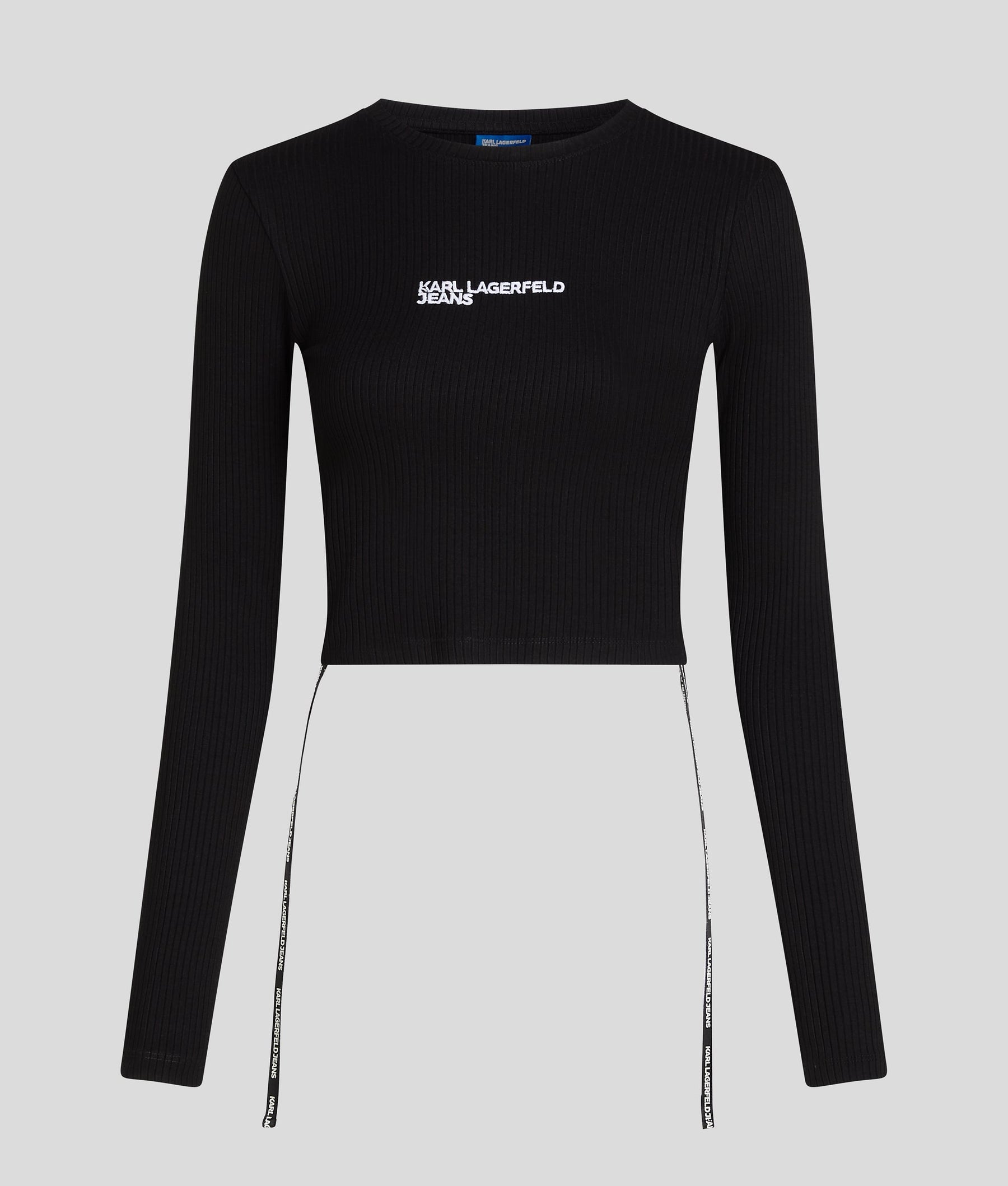 LONG-SLEEVED RIBBED T-SHIRT