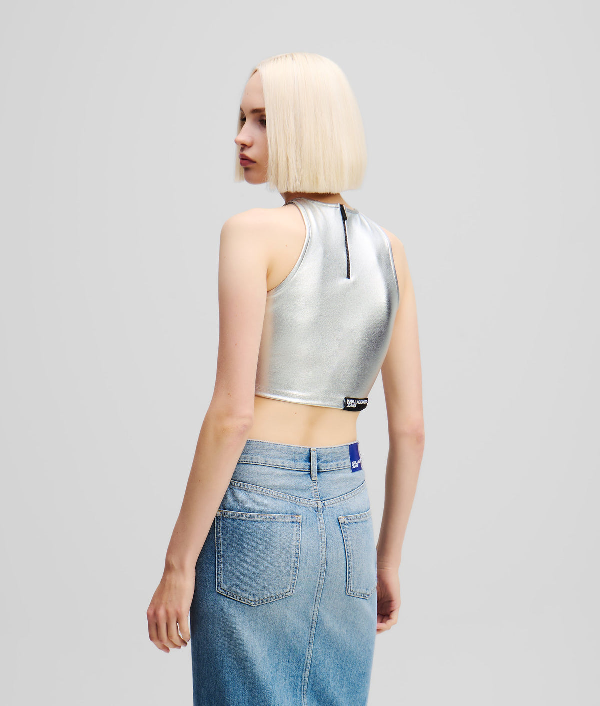 METALLIC TANK TOP