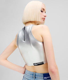 METALLIC TANK TOP