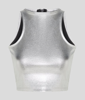 METALLIC TANK TOP