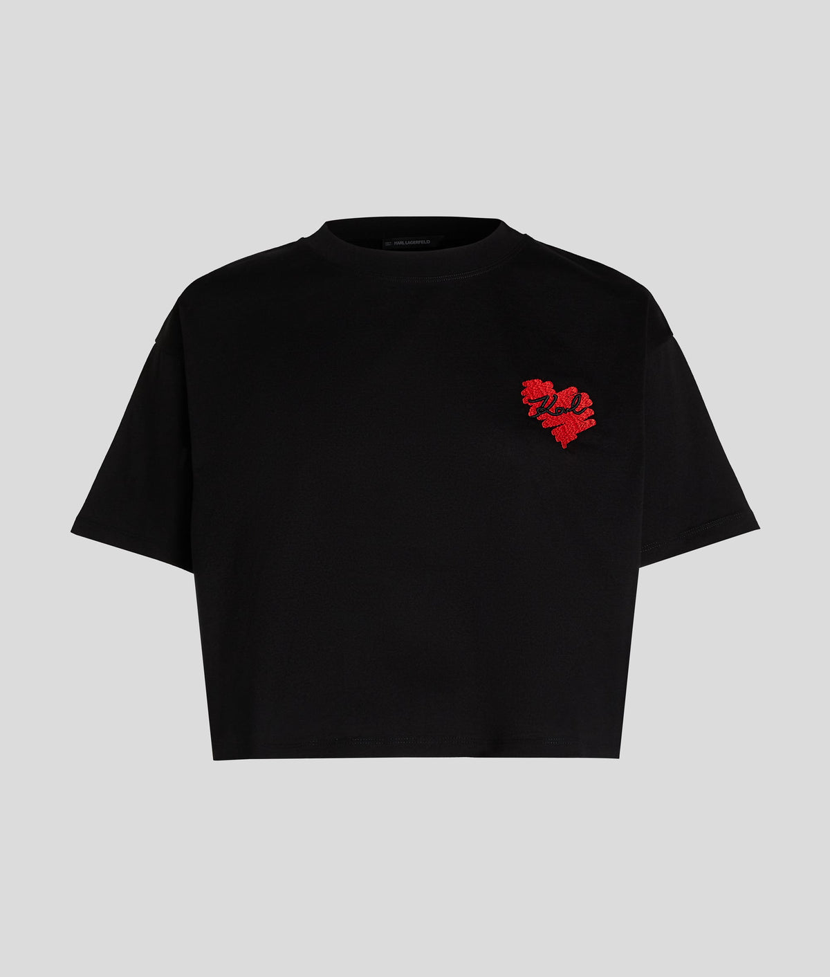 K/HEART CROPPED T-SHIRT