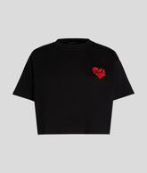 K/HEART CROPPED T-SHIRT