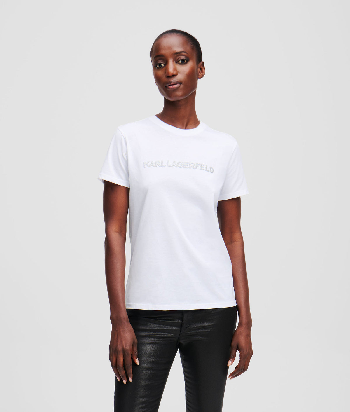 GLITTER LOGO T-SHIRT