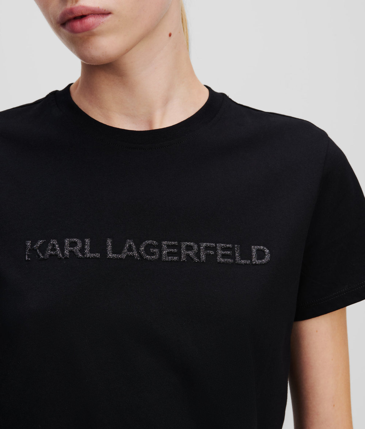 GLITTER LOGO T-SHIRT