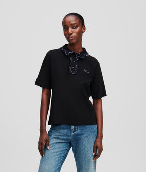 BOUCLE POLO SHIRT