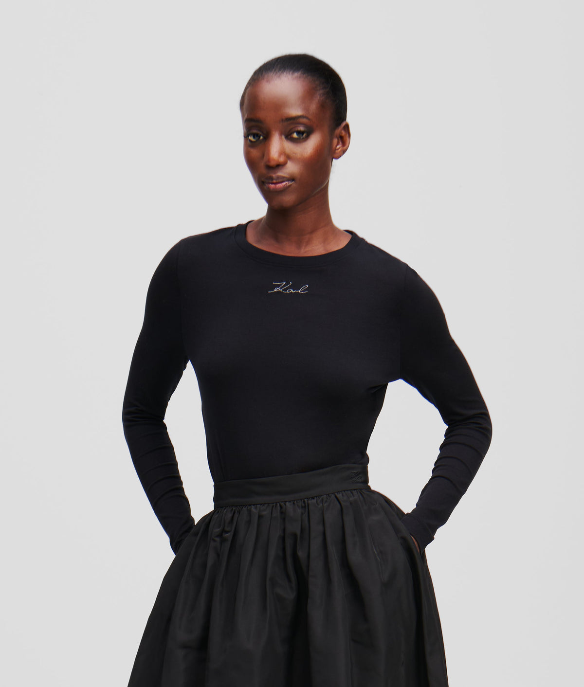 MODAL LONG-SLEEVED TOP