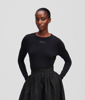MODAL LONG-SLEEVED TOP