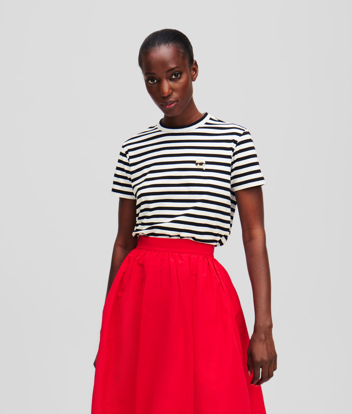 IKON STRIPE BOXY T-SHIRT
