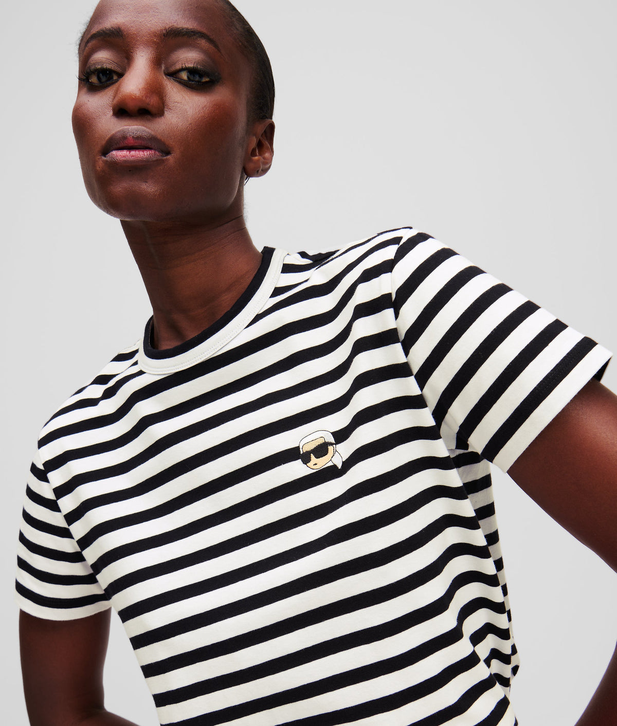 IKON STRIPE BOXY T-SHIRT