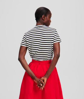 IKON STRIPE BOXY T-SHIRT