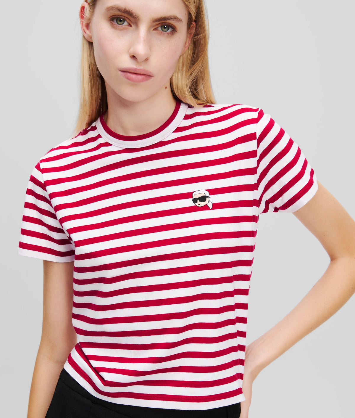 IKON STRIPE BOXY T-SHIRT
