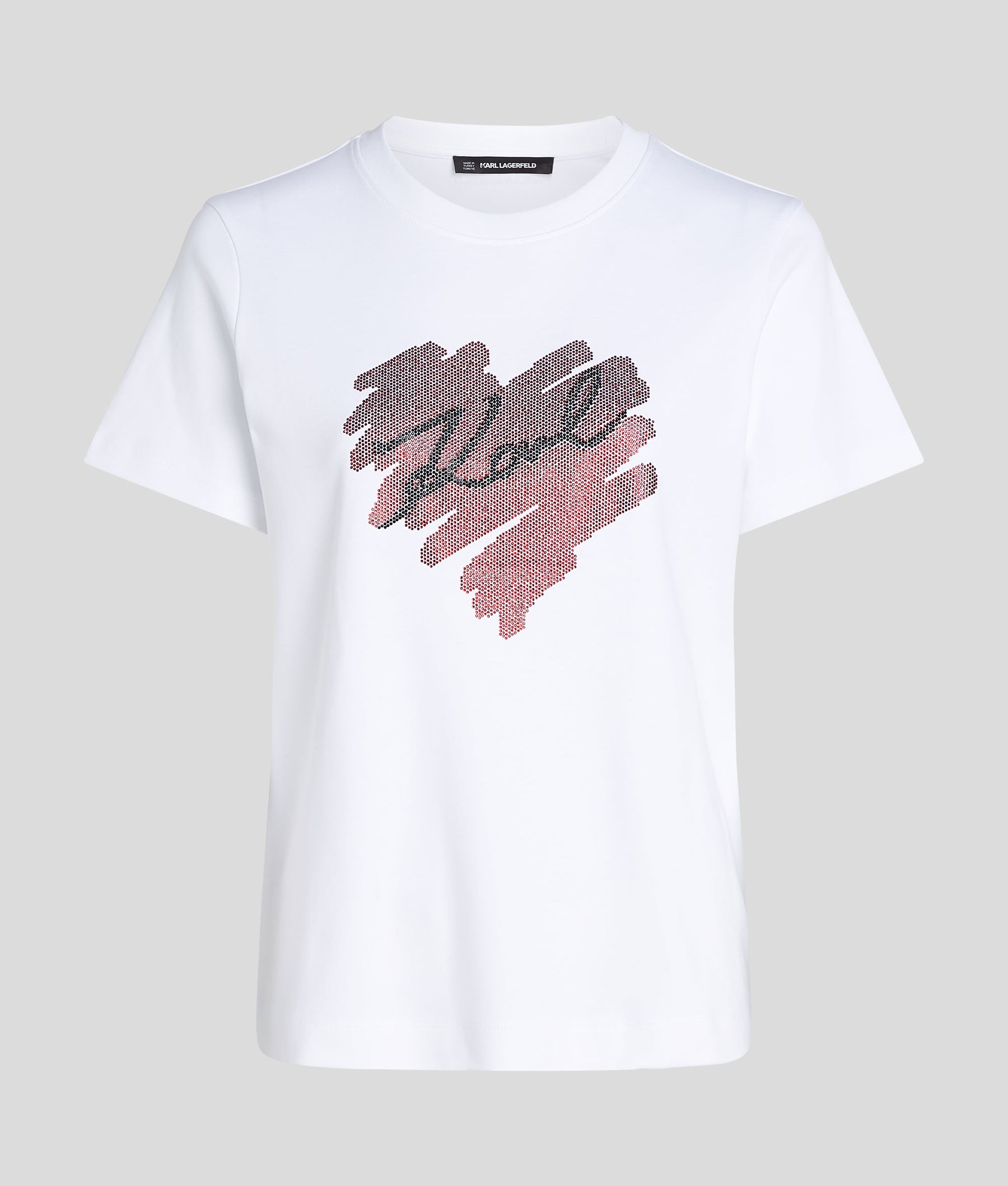 K/HEART RHINESTONE T-SHIRT