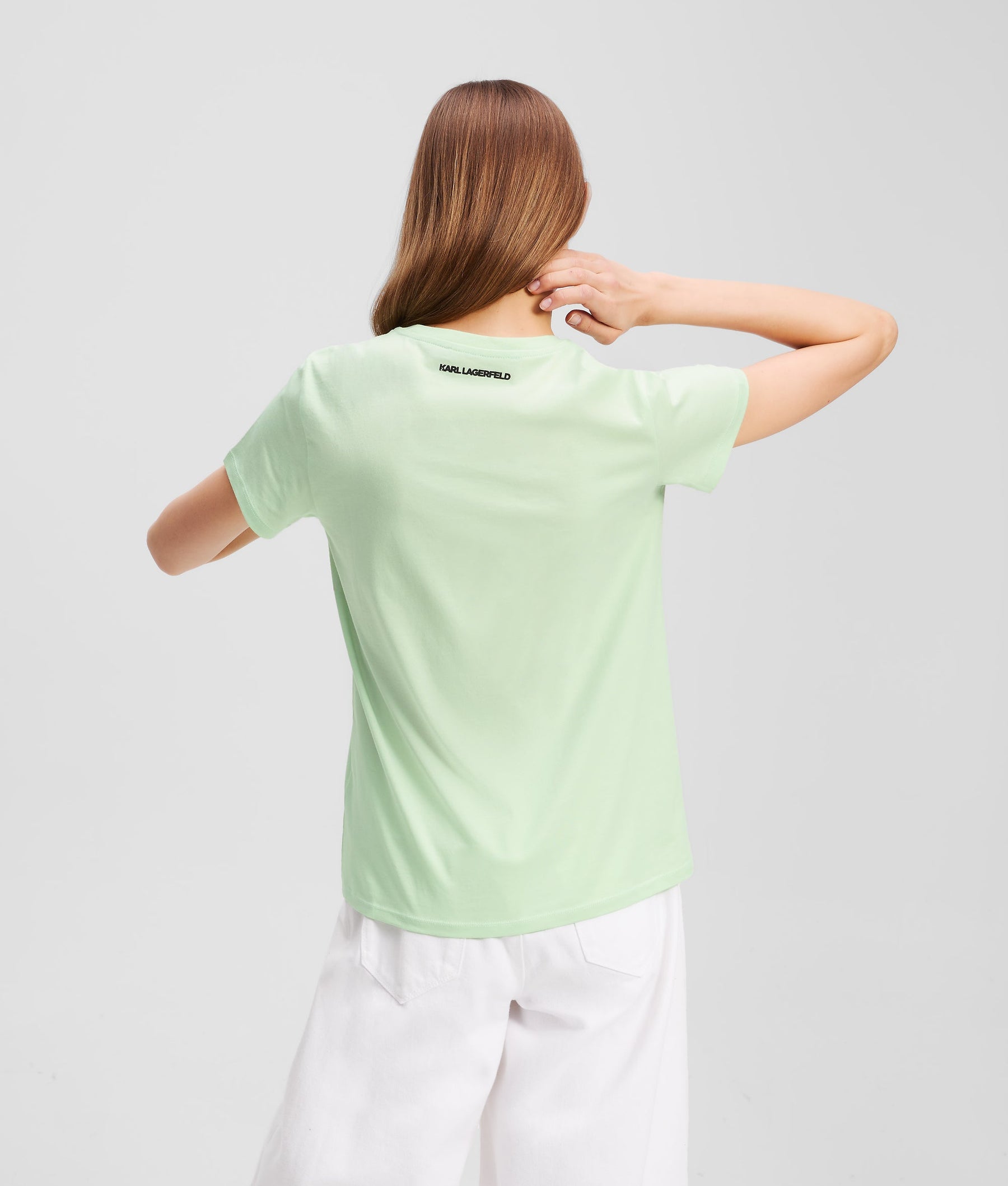 IKON KARL & CHOUPETTE RHINESTONE T-SHIRT