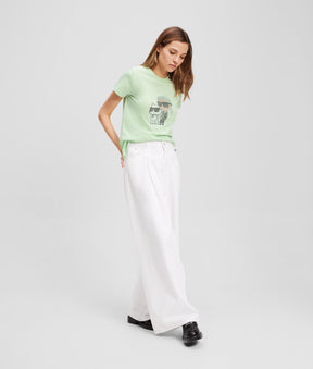 IKON KARL & CHOUPETTE RHINESTONE T-SHIRT