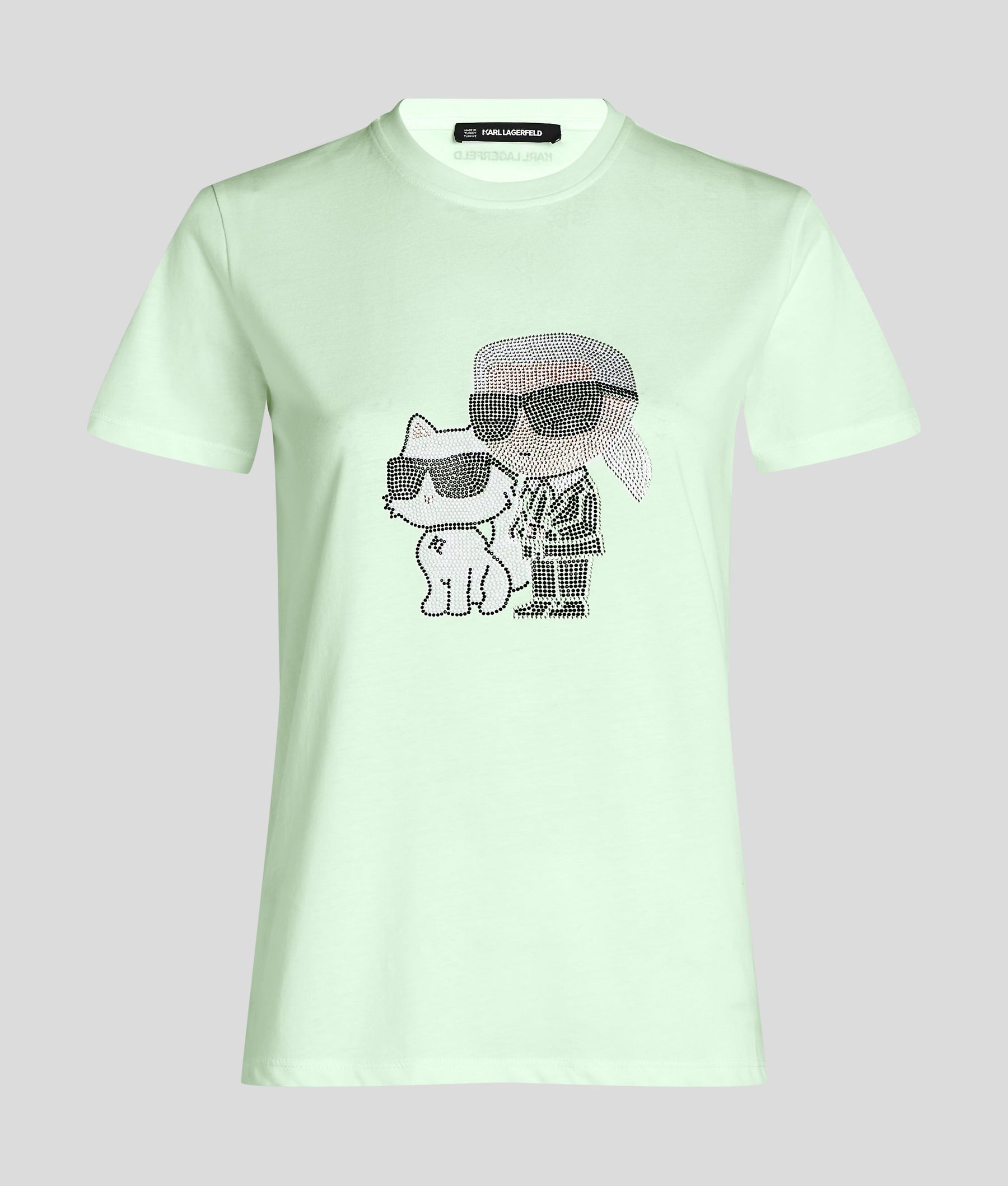 IKON KARL & CHOUPETTE RHINESTONE T-SHIRT