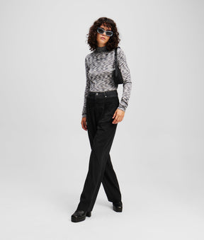 MOCK-NECK JUMPER