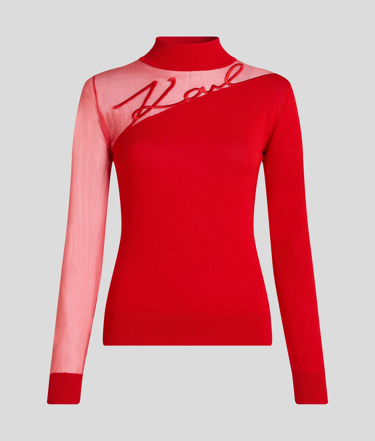 SIGNATURE Mesh Panel Knit Jumper