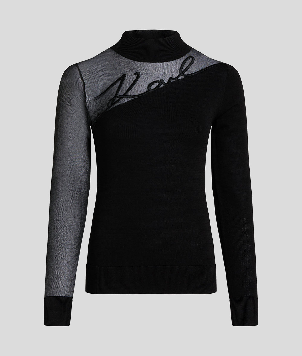 SIGNATURE Mesh Panel Knit Jumper
