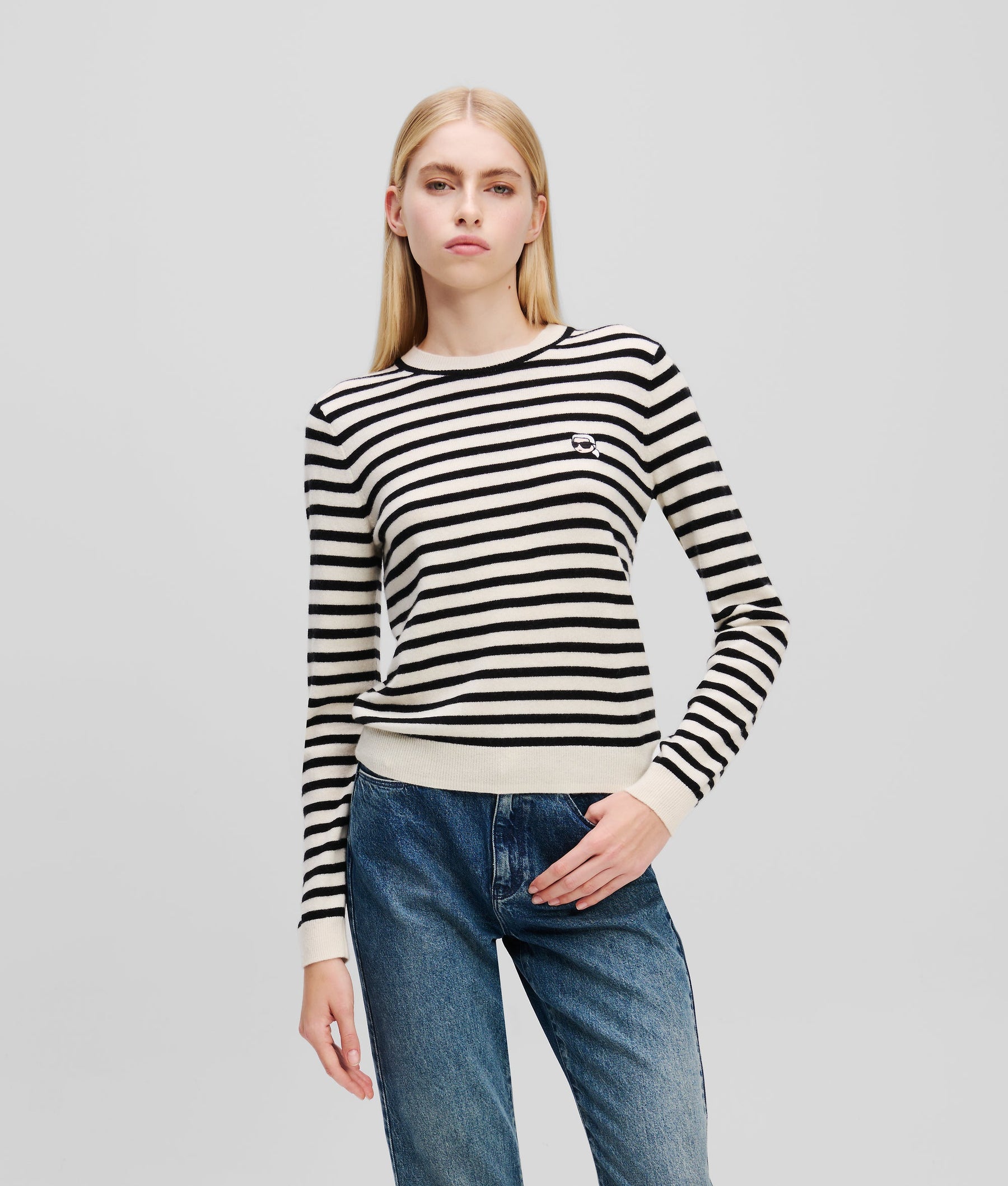 IKON STRIPE CASHMERE jumper