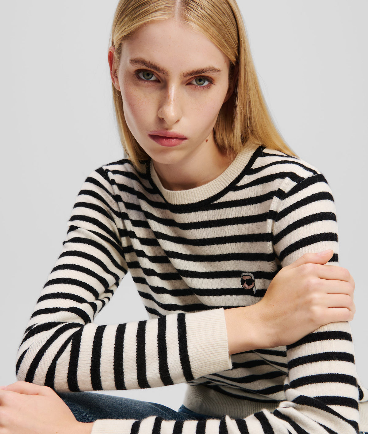 IKON STRIPE CASHMERE jumper