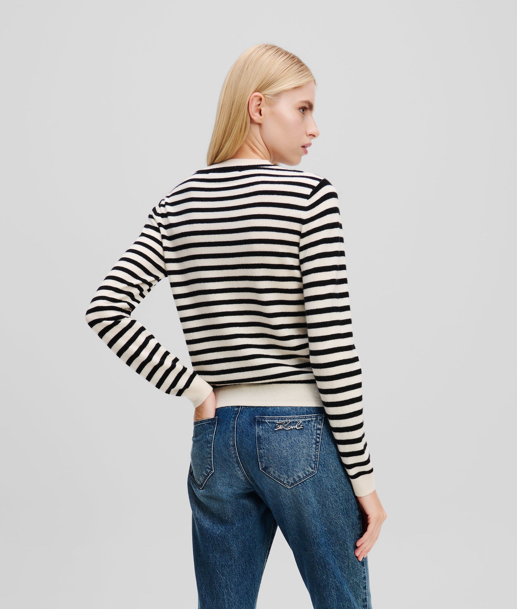 IKON STRIPE CASHMERE jumper