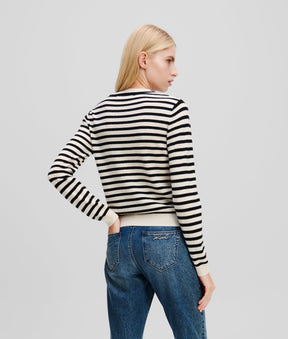 IKON STRIPE CASHMERE jumper