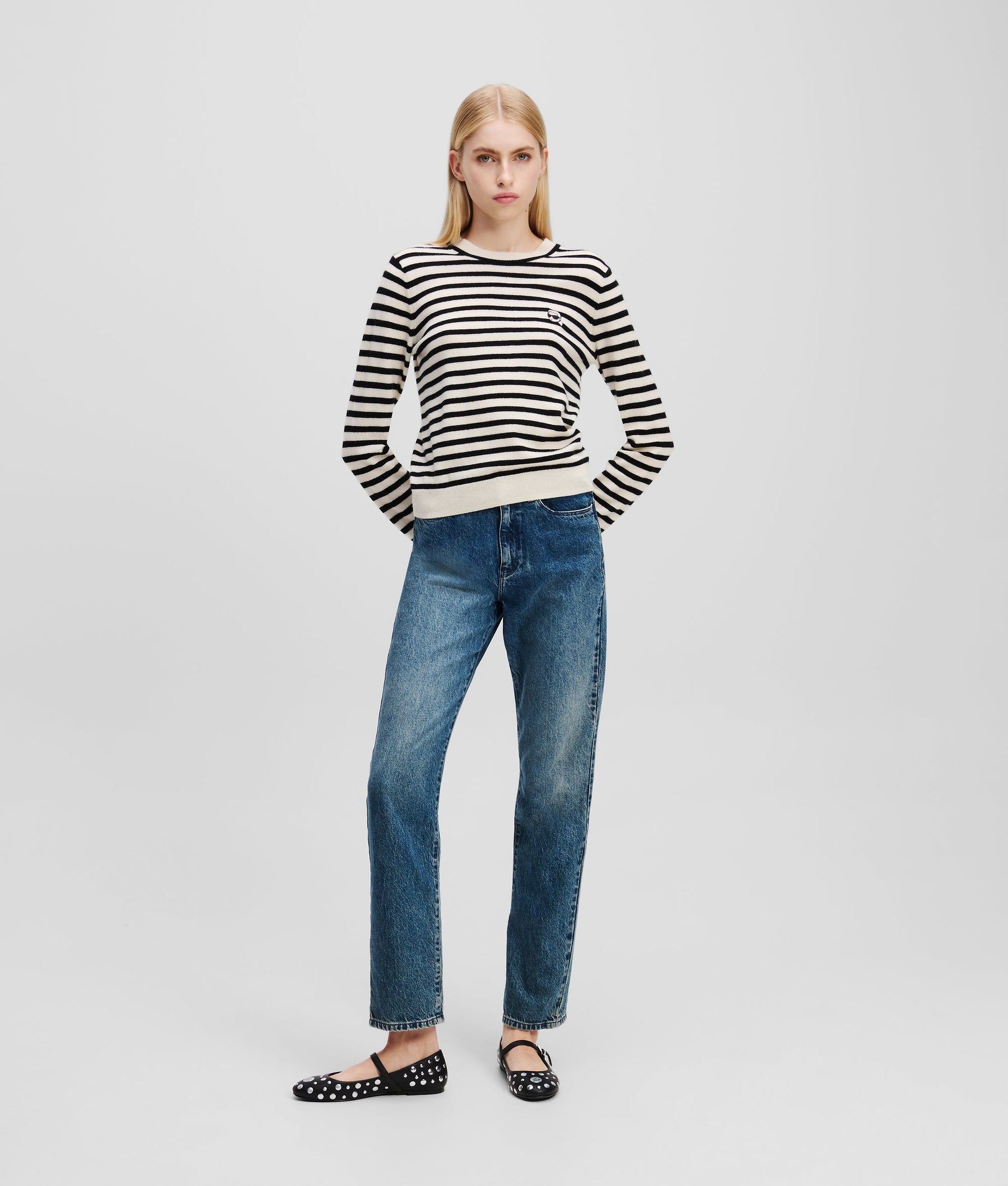 IKON STRIPE CASHMERE jumper
