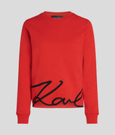 SIGNATURE HEM SWEATSHIRT