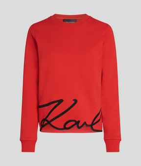 SIGNATURE HEM SWEATSHIRT