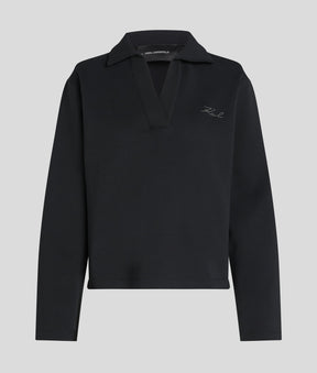 V-NECK SWEATSHIRT