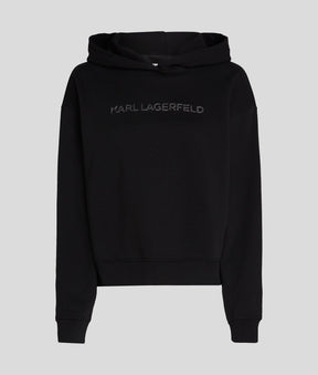 GLITTER LOGO HOODIE